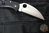 Spyderco Endela Folder Black FRN Handle Satin Wharncliffe Flat Ground Blade C243FPWCBK