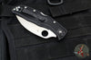 Spyderco Endela Folder Black FRN Handle Satin Wharncliffe Flat Ground Blade C243FPWCBK
