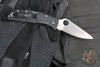 Spyderco Endela Lockback Folder- Black Handle- Satin Flat Ground Blade C243PBK