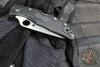 Spyderco Endela Lockback Folder- Black Handle- Satin Flat Ground Blade C243PBK