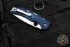 Spyderco Native Chief Folding Knife- Cobalt Blue FRN Handle- Satin CPM SPY27 Steel Blade C244PCBL