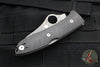 Spyderco SpyOpera- Carbon Fiber Handle- Damasteel Flat Ground Knife C255CFPD