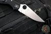 Spyderco Stretch 2 XL Lockback Knife- Black FRN Handle- Satin Flat Ground Blade C258PBK