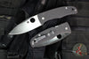 Spyderco Bodacious Compression Lock Folder- Carbon Fiber Handle- Satin S90V Steel Blade C263CFP90V