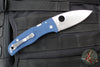 Spyderco Bodacious Compression Lock Folder- Cobalt Blue FRN Handle- Satin SPY27 Steel Blade C263GPCBL
