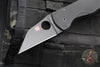 Spyderco Microjimbo Folder- Wharncliffe- Black Handle- Black Blade C264GPBK