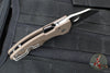 Spyderco Microjimbo Folder- Wharncliffe- Brown G-10 Handle- Satin 15V Blade C264GPBN15V