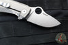 Spyderco SpyNano- Flash Batch- Titanium And Brown Micarta Handle- Satin M398 Steel Blade C268MTIP