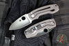 Spyderco PITS2- SLIPIT Slipjoint- Matte Finished Titanium Handle- Satin M398 Blade C269TIP