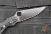 Spyderco Military Folding Knife- Modified Clip Point- Salt- Black G-10 Handle- Black Magnacut Steel Blade C36GMCBKP2