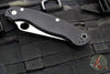 Spyderco Military Folding Knife- Compression Lock- Modified Clip Point- Black G-10- Satin Blade C36GP2