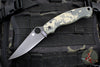 Spyderco Military Folding Knife- Modified Clip Point- Digital Camo G-10 with Black Blade C36GPCMOBK2