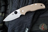 Spyderco Native 5 Lockback Folder- Brown G-10 Handle- Satin 15V Steel Blade C41GPBN15V5