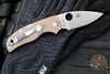 Spyderco Native 5 Lockback Folder- Brown G-10 Handle- Satin 15V Steel Blade C41GPBN15V5
