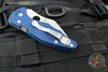 Spyderco Yojimbo Folder- Wharncliffe Edge- Cobalt Blue G-10 Handle- Satin SPY27 Steel Blade C85GPCBL2