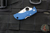 Spyderco Manbug- Cobalt Blue FRN Handle- Satin SPY27 Steel Blade MPCBL