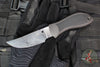Spyderco Moran Fixed Blade- Upswept- Gray/Black FRN Handle- Damasteel Blade FB01PGYD SN 914/1180
