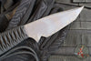 Strider Knives Fixed Blade- Titanium- Tanto Edge- Anodized And Flamed- Black Cord TETI3