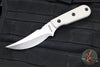 Strider Knives Small Fighting Knife- MSK-S- Textured White G-10 Handle- PSB27 Steel Blade