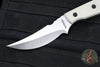 Strider Knives Small Fighting Knife- MSK-S- Textured White G-10 Handle- PSB27 Steel Blade