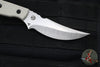 Strider Knives Small Fighting Knife- MSK-S- Textured White G-10 Handle- PSB27 Steel Blade