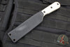 Strider Knives Small Fighting Knife- MSK-S- Textured White G-10 Handle- PSB27 Steel Blade
