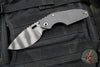 Mick Strider Jibble XL- Tiger Stripe Finished Titanium Handle- Tiger Stripe Finished Blade