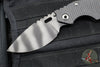 Mick Strider Jibble XL- Tiger Stripe Finished Titanium Handle- Tiger Stripe Finished Blade