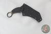 Strider Knives Karambit PS - Strike Plate Titanium Blade Carbon Fiber Scale