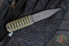Large Strider Steel Nail- Black Oxide S30V Stamped- Green Cord