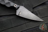 Stroup Knives Mini 1- Black G-10 Handle- Black Worn Finished Blade MINI1-BLK-G10