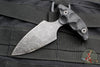 Stroup Knives Push Dagger- Black G-10 Handle- Black Worn Finish SD1-BLACK-G10