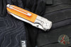 Terrain 365 Invictus-ATB Slim Profile Folder - Orange G-10- Titanium Bolster