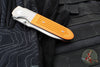 Terrain 365 Invictus-ATB Slim Profile Folder - Orange G-10- Titanium Bolster