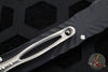 Twist Tighe SMALL Clip Point Edge OTF Black with Two-Tone Beadblast Plain Edge Blade 1301-1