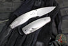 Three Rivers Manufacturing- Neutron 2- Linerlock- Titanium Handle- 3D Contoured Pinstripe Pattern- Stonewash Blade