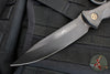 Microtech Socom Alpha Fixed- Single Edge- Carbon Fiber Handle With Black DLC Fixed Blade 113-1 DLCCFS