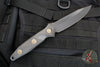 Microtech Socom Alpha Fixed- Single Edge- Carbon Fiber Handle With Black DLC Fixed Blade 113-1 DLCCFS