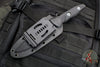 Microtech Socom Alpha- Single Edge- Black G-10 Handle- Urban Camo Plain Edge Blade 113-1 UCS