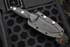 Microtech Socom Alpha Fixed Blade- Mini- Tanto Edge- Stonewash Full Serrated Blade 114M-12