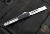 Microtech Ultratech OTF Knife- Hellhound Razer- Black Handle- Stonewash Blade 119R-10 S