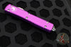 Microtech Ultratech OTF Knife- Bayonet Edge- Violet Handle With Stonewash Blade 120-10 VI