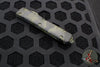 Microtech Ultratech OTF Knife- Bayonet Edge- Olive Camo Handle- Olive Camo Part Serrated Blade 120-2 OCS