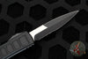 Microtech Ultratech II Stepped OTF Knife- Bayonet Edge- Black Tactical With Black Part Serrated Blade 120II-2 TS