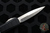 Microtech Ultratech II Stepped OTF Knife- Bayonet Edge- Black With Satin Blade 120II-4 S