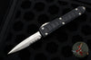 Microtech Ultratech II Stepped OTF Knife- Bayonet Edge- Black With Satin Part Serrated Blade 120II-5 S
