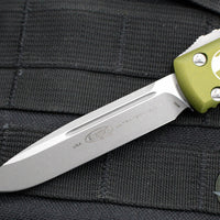 Microtech Ultratech OTF Knife- Single Edge- OD Green- Apocalyptic Blade 121-10 APOD