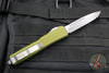 Microtech Ultratech OTF Knife- Single Edge- OD Green- Apocalyptic Blade 121-10 APOD