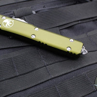 Microtech Ultratech OTF Knife- Single Edge- OD Green- Apocalyptic Blade 121-10 APOD