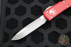 Microtech Ultratech OTF Knife- Single Edge- Red Handle- Apocalyptic Blade 121-10 APRD